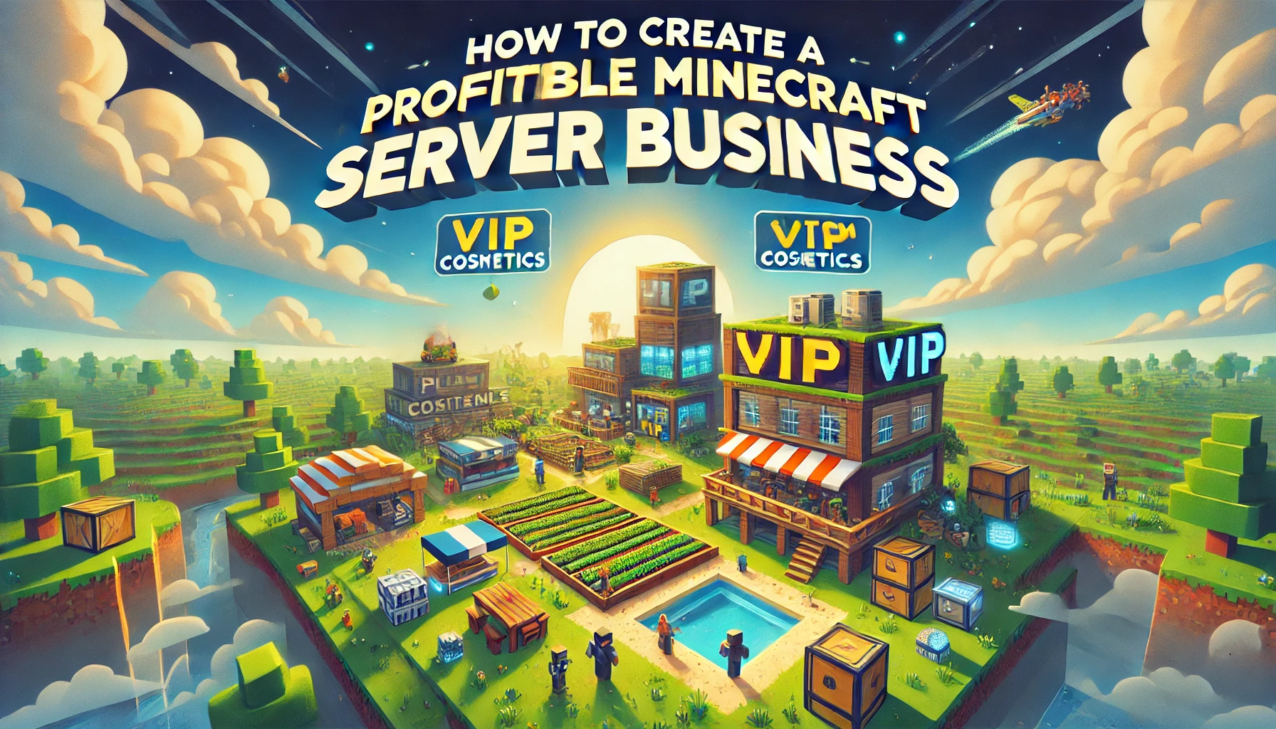 Minecraft server business plan guide - How to monetize a Minecraft server with VIP perks, cosmetics, and more.