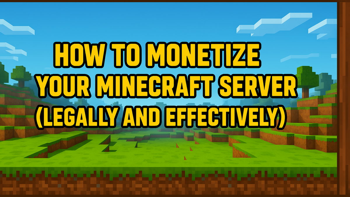 Minecraft Server Monetization Guide