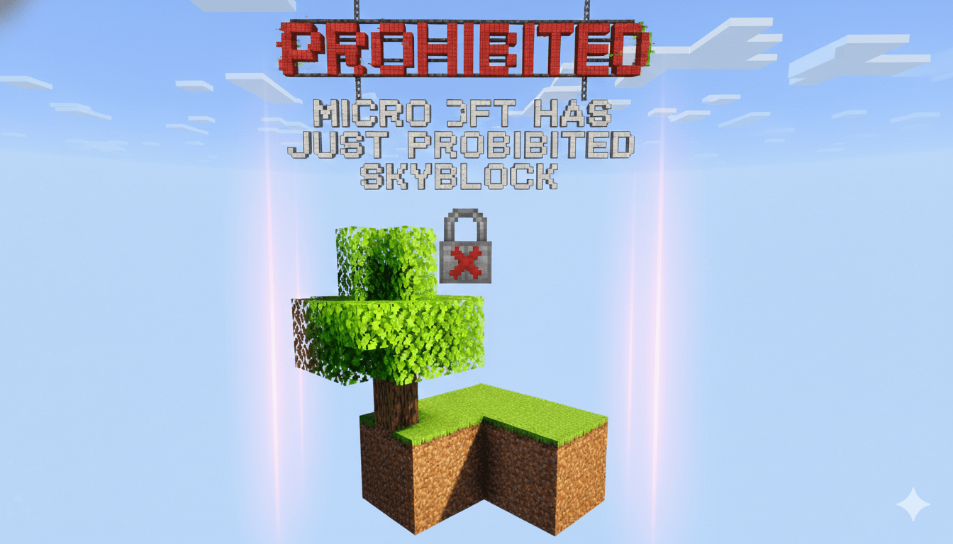 Microsoft has just prohibited SkyBlock