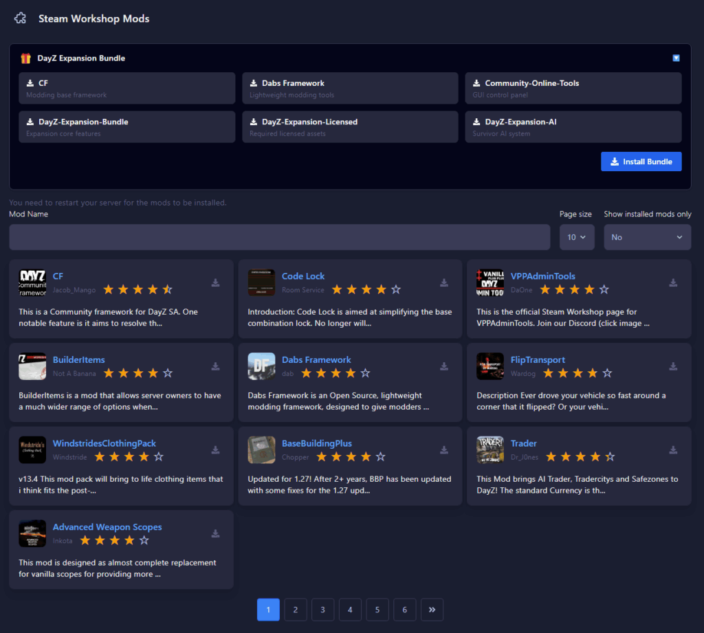 Install Mods on DayZ Server