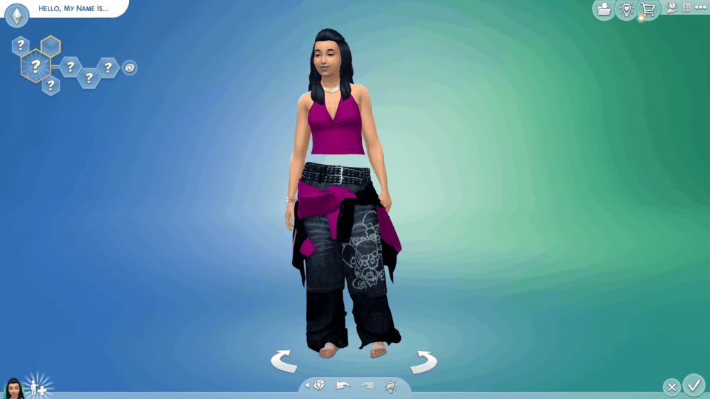 A Sim with missing cc in CAS | Why Sims 4 Mods & CC Matter