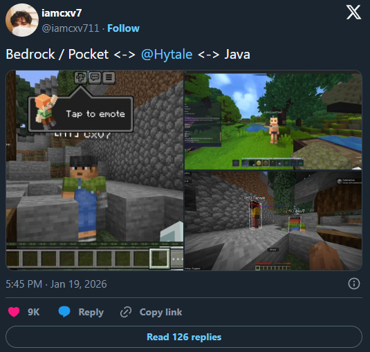 Hytale and Minecraft Crossplay Is Now Possible