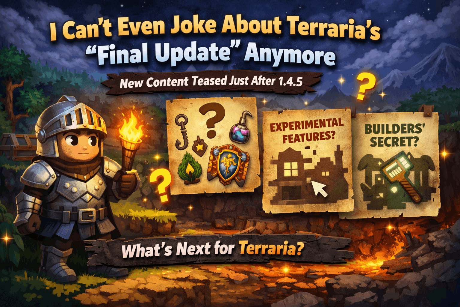 Terraria’s Devs Are Already Teasing New Items After 1.4.5