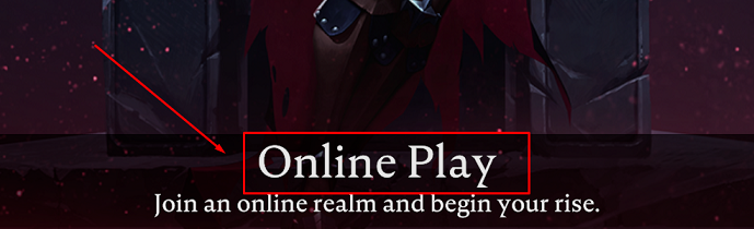 Online Play