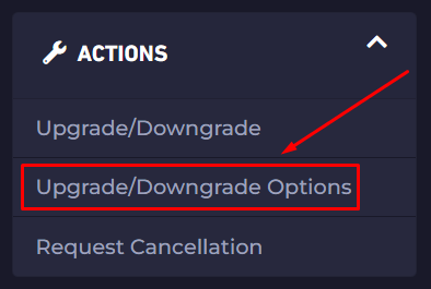 Upgrade/Downgrade Options