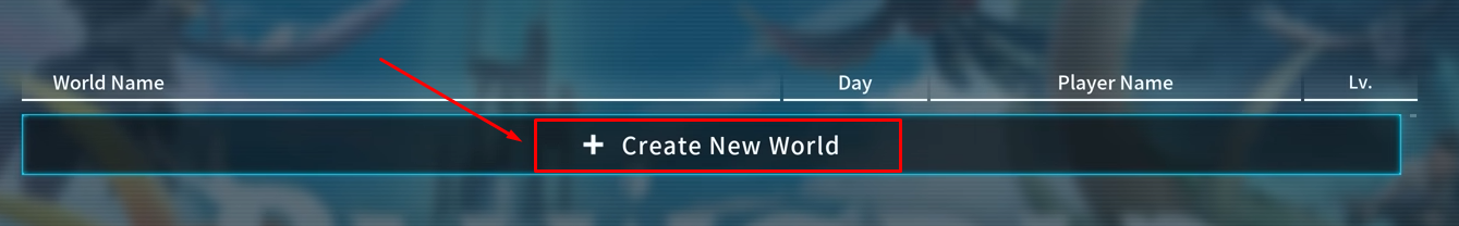 Create New World