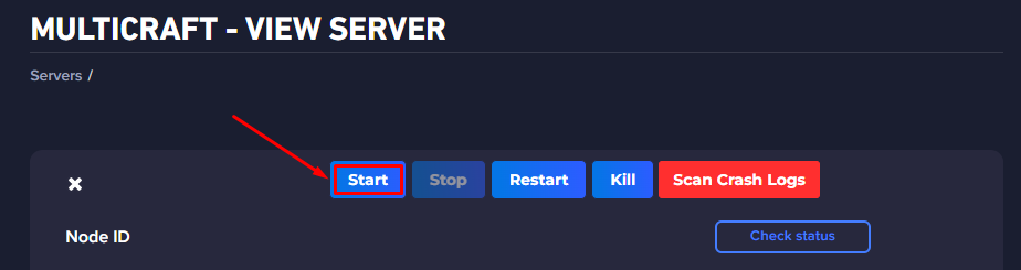 Start Server