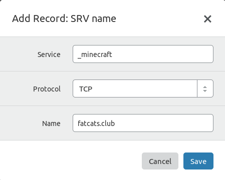 SRV Record