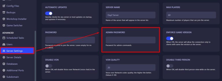 How to Become Admin on Your DayZ Server - GGServers Knowledgebase