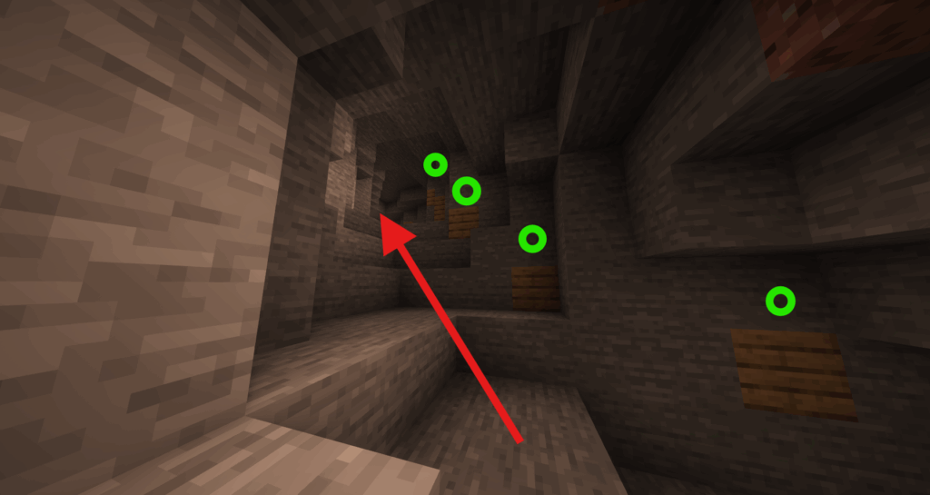 Tracking way out from cave using blocks in Minecraft GGServers