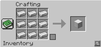 How to craft Iron Block in Minecraft