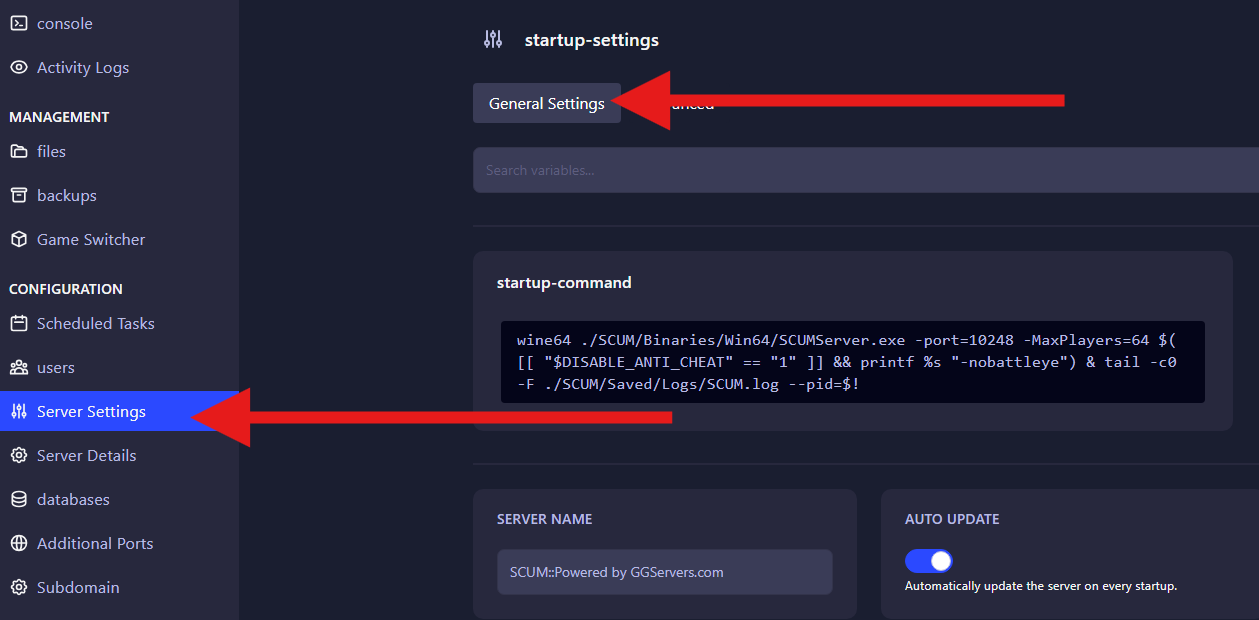 How To Automatically Update your Scum Server - GGServers Knowledgebase
