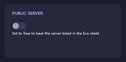 Public Server