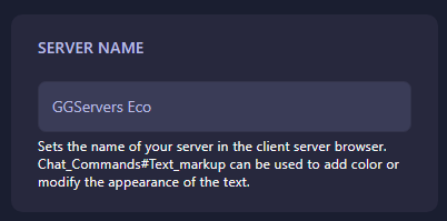 Server Name Field