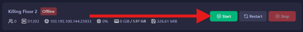 Start your Killing Floor 2 server on GGServers