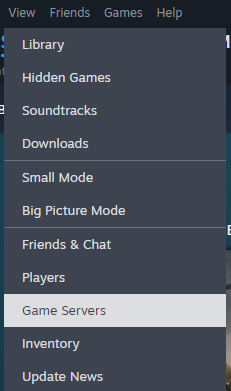 Open Steam Game Servers