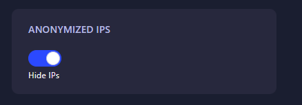 Enabling Anonymized IPs on Dune 2000