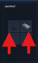Collecting iron ingot from Furnace in Hytale