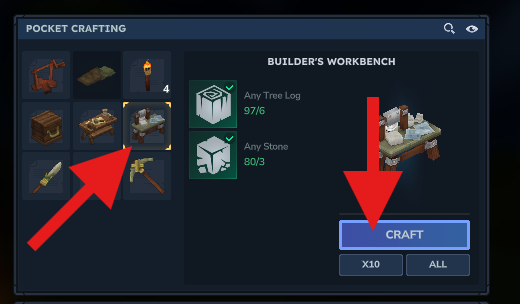 Crafting the Builder’s Bench in Hytale