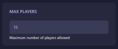 Changing Max Players Enshrouded Server