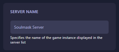Changing Soulmask Server Name