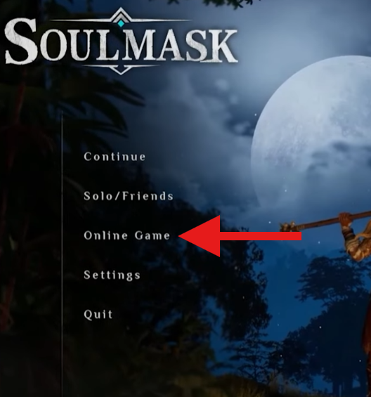 Soulmask Online Game Menu