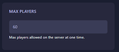 Change Max Players Box