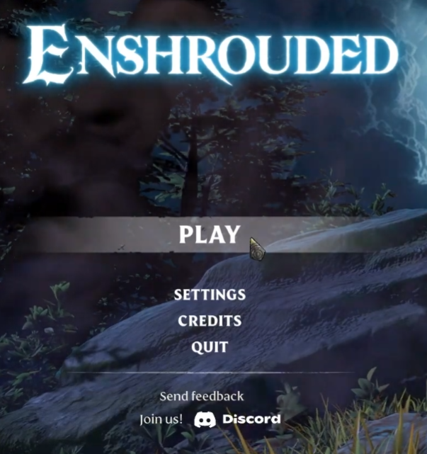 Enshrouded Main Menu Play