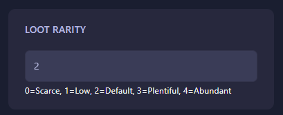 Change HumanitZ Loot Rarity