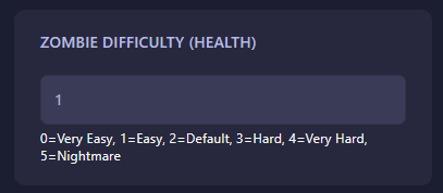 Configuring Zombie Difficulty in HumanitZ