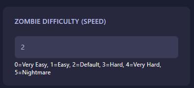 Configuring Zombie Speed in HumanitZ