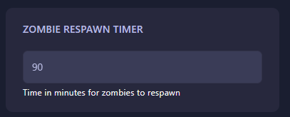 Configuring Zombie Respawn Timer in HumanitZ