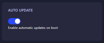 Toggle Automatically Update for HumanitZ